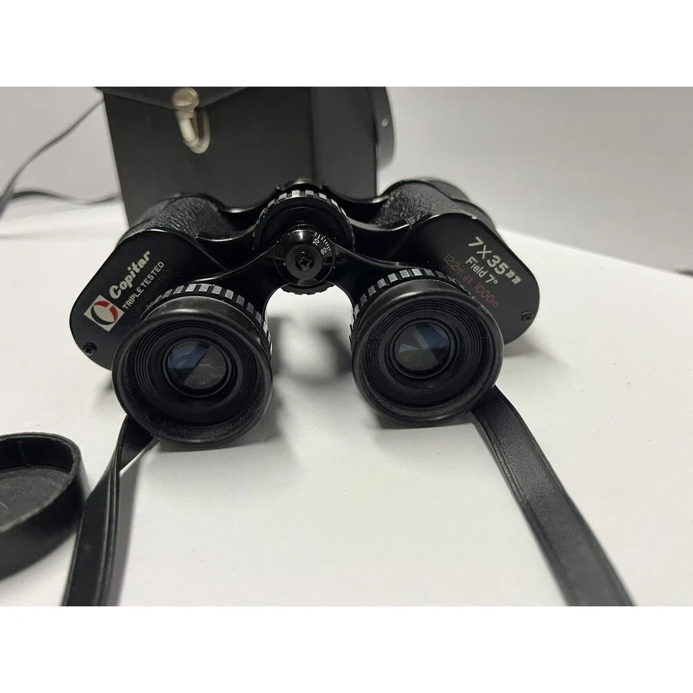 Copitar Binoculars 7×35 MM Field 7 Degree No.3404 Coated Optics - With Hard Case